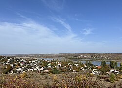 A view across the lake, towards the north.