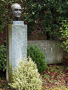 Fritz Brechbühl-Gross (1897–1963) Politiker, Familiengrab auf dem Friedhof Hörnli, Riehen, Basel-Stadt