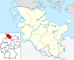 Oststeinbek ubicada en Schleswig-Holstein