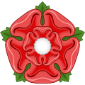 Image 11The Red Rose of Lancaster is the county flower of Lancashire, and a common symbol for the county. (from History of Lancashire)