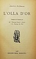 L'Olla d'Or de E. T. A. Hoffmann, any 1938