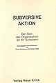 Subversive Aktion (1976)