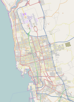 ジッダ地図の位置図