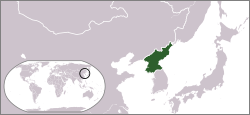 Corea del Nord - Localizzazione