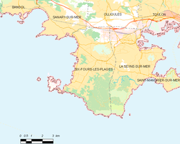 Six-Fours-les-Plages - Localizazion