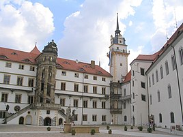 Slotsgården på Hartenfels i Torgau