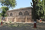 Un deseño Jali elaborado na mesquita de Sidi Saiyyed