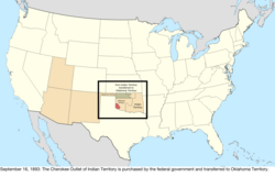 Map of the change to the United States in central North America on September 16, 1893