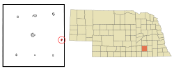 Location of Milligan, Nebraska