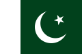 The national flag of Pakistan