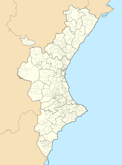 Ludiente is located in Valencian Community