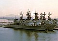 USS Ingersoll and USS Leftwich in Pearl Harbor on 1 April 1983