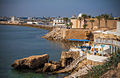 Vue du port et de la Grande Mosquée de Mahdia.