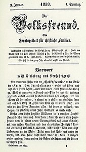 Der Volksfreund (3 janvier 1858)