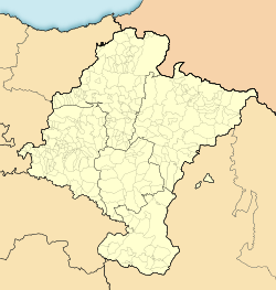 Abárzuza ubicada en Navarra