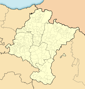 Sangüesa ubicada en Navarra