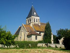 The church in Rosoy