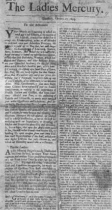 The Ladies Mercury 27 Feb 1693