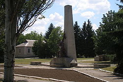 War memorial in Starobesheve park