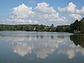 Blick vom Staudamm über den Keller See in östliche Richtung (2016)