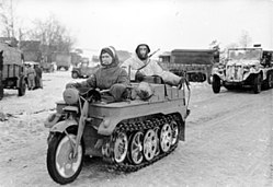 Kettenkrad itärintamalla vuonna 1943