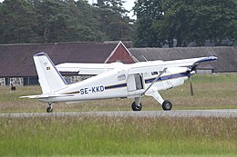 De Havilland Canada DHC-2T Turbo Beaver SE-KKD at Kristianstad Airport.jpg