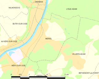 Carte de la commune.