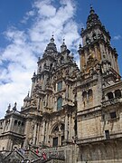 Fachada do Obradoiro na Catedral de Santiago de Compostela, de Fernando de Casas Novoa (1740)