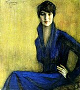 Portret van E. Levina, 1916