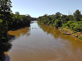 Rio Miranda, que fica no limite entre Nioaque e Bonito