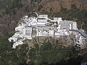 Vaishno Devi Temple near Jammu, attracts millions of pilgrims annually