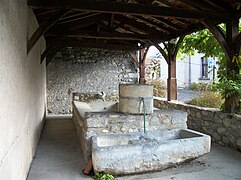 Intérieur du lavoir.