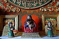 Detalhe de altar na igreja da Concepción, missão de Chiquitos, Bolívia