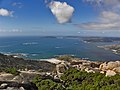 Cabo Fisterra dende o monte Pindo.