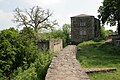 Blick vom ehemaligen Hauptgebäude in Richtung Süd-Ostbau