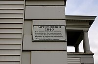 History of the First Baptist Church