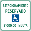 R7-8 Reserved parking (wheelchair)