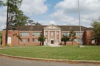 Lucius McGehee Hall on the campus of Southeastern Louisiana University in Hammond is a sturdy example of Depression Gothic architecture. It is on the National Register of Historic Places.