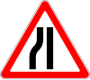 1.18.3 Road narrows on the left