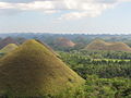 Ĉokolado-montetoj en Carmen, Bohol