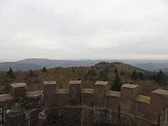 Panorama au sommet de la tour.