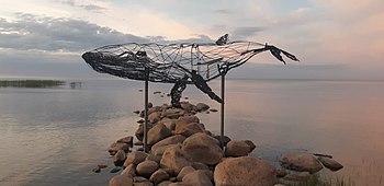 Iron whale on Lake Ladoga