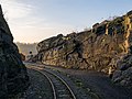 Geländeeinschnitt am Piesberg