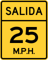 W13-2 Exit speed advisory