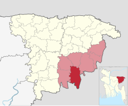 Location of Kamalganj