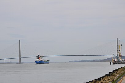 Ar pont diwezhañ, dreist an aber