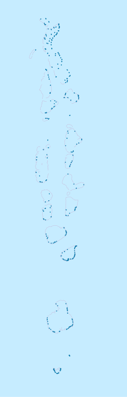 Mappa delle Maldive