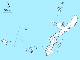 渡嘉敷島の位置（沖縄諸島内）