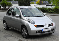 2002–2006 Nissan Micra 3-door (Europe)