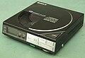 Image 36The portable Discman CD player, which was released in 1984 and precipitated the displacement of LPs (from Album era)